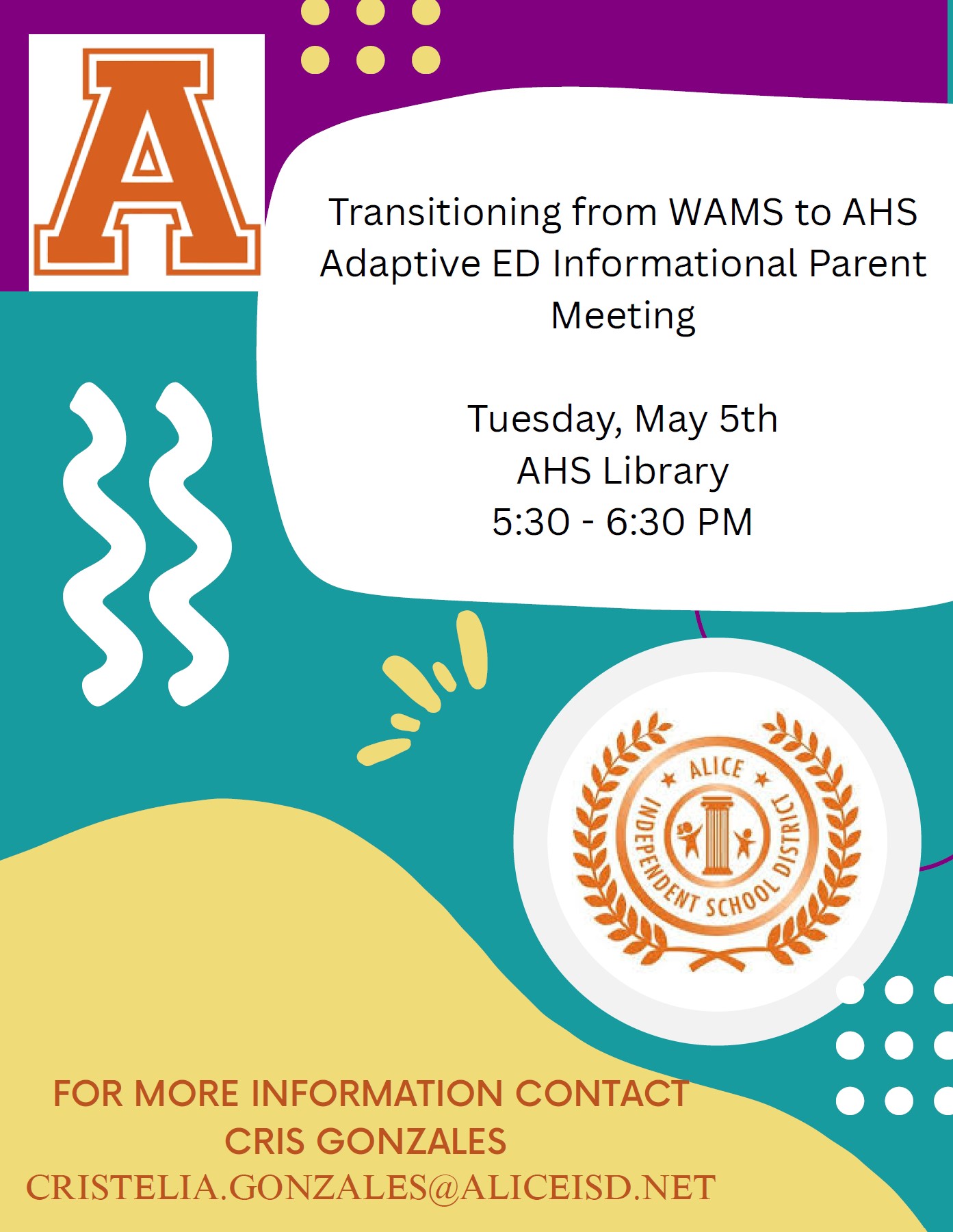 Adaptive Ed Parent Meeting